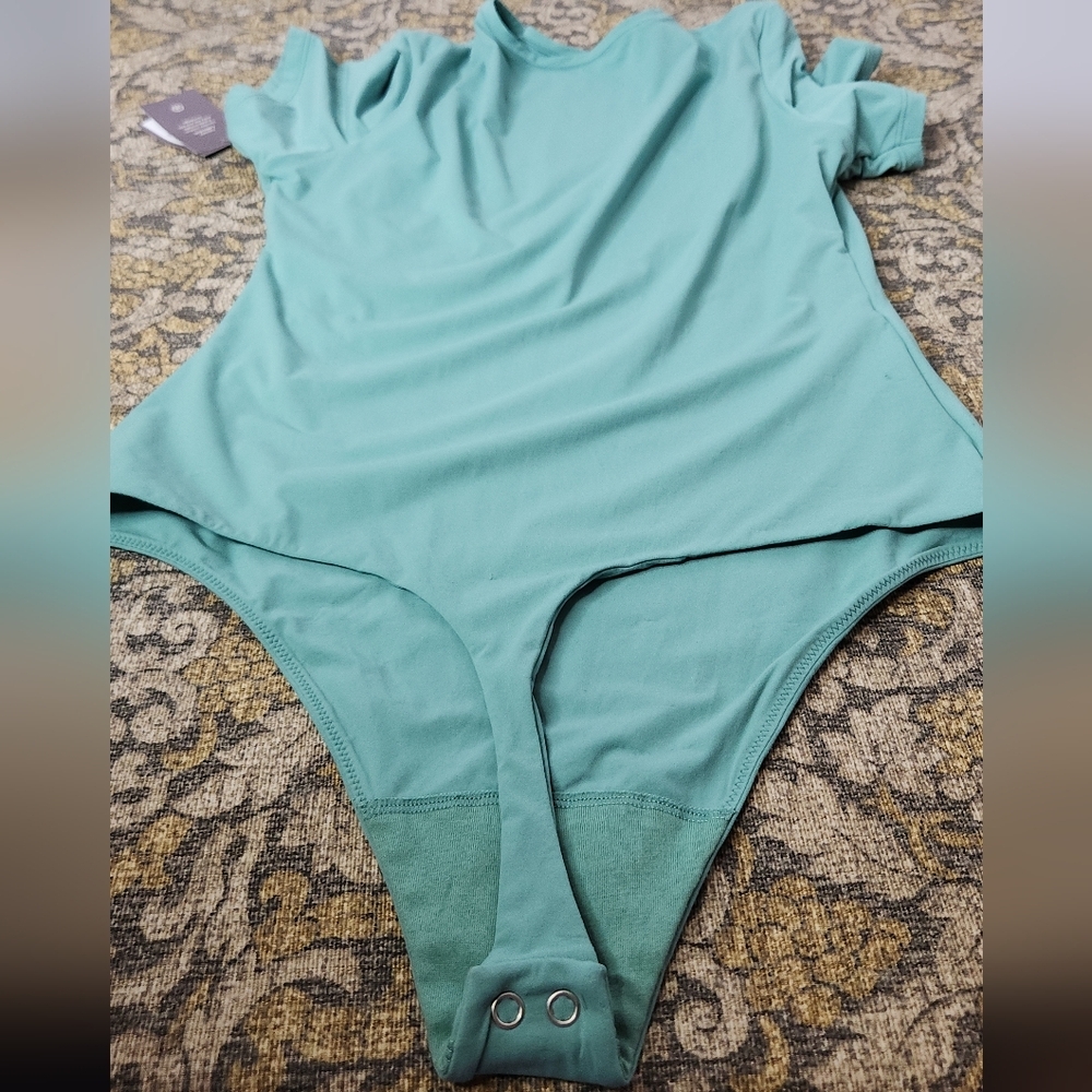 Women's 4-Way Stretch Short Sleeve Bodysuit - Auden Tidal Flow XL - Picture 16 of 16